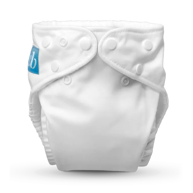 Charlie Banana One Size Wasbare Luier White fleece 1 stuk