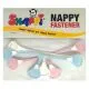 Snappi Nappy Fasteners luierclips maat 1 100 stuks