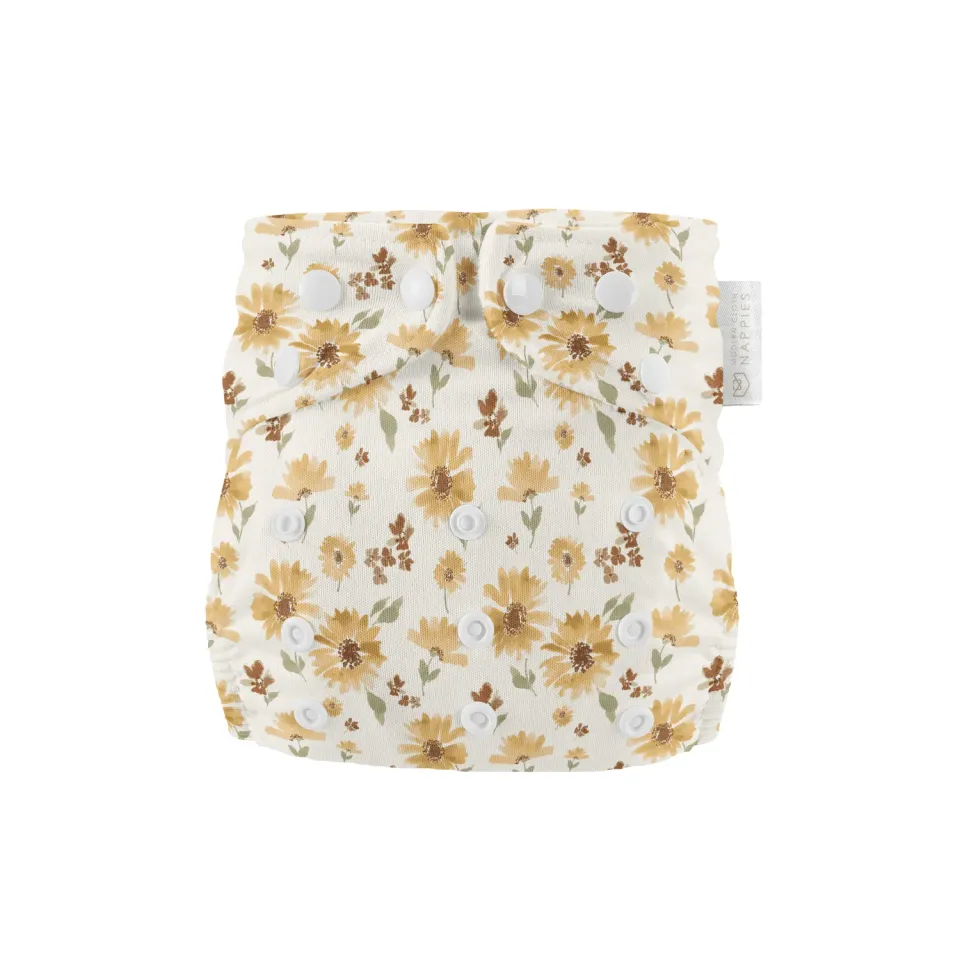 Modern Cloth Nappies Newborn wasbare luier Meadow groen
