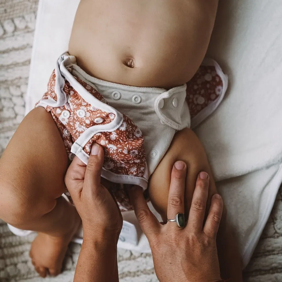 Modern Cloth Nappies Bedtime Pearl nachtluier one size