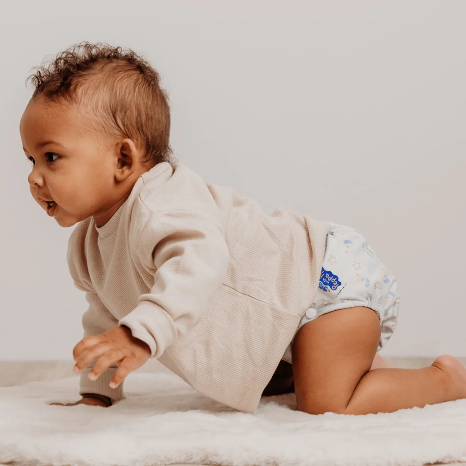 Modern Cloth Nappies Pearl luier George Pig sage