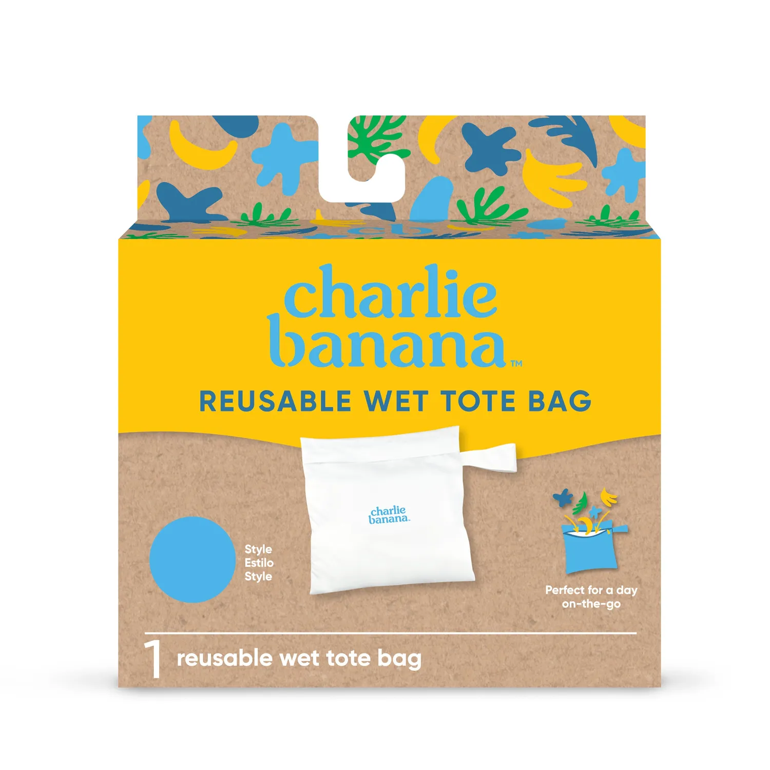 Charlie Banana herbruikbare wetbag turquoise 32x32