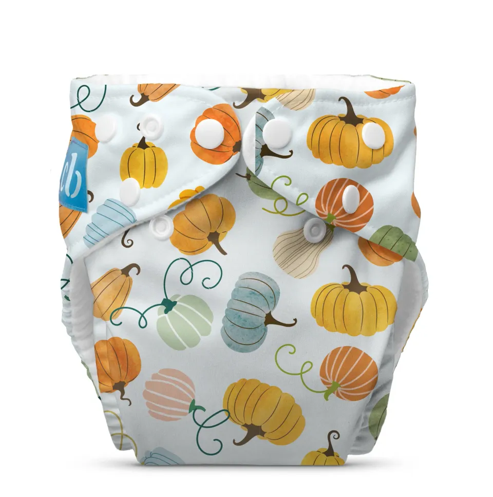 Charlie Banana One Size Wasbare Luier Pumpkin fleece 1st