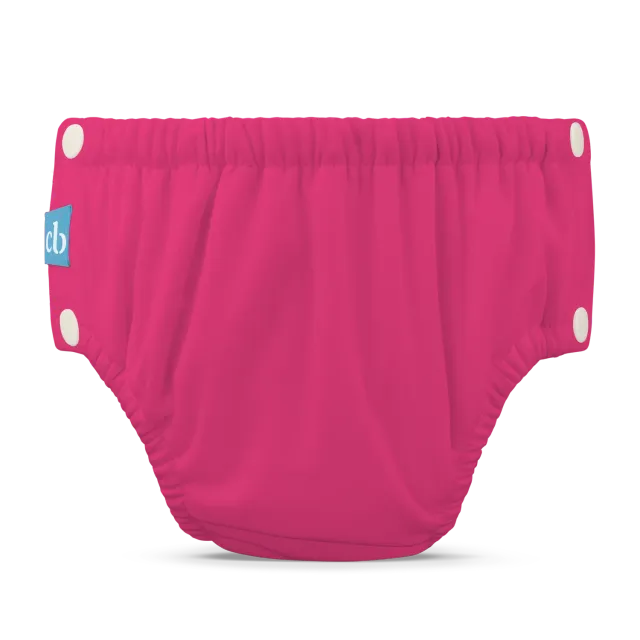 Charlie Banana Snaps Zwemluier M Fuchsia waterdicht Tencel