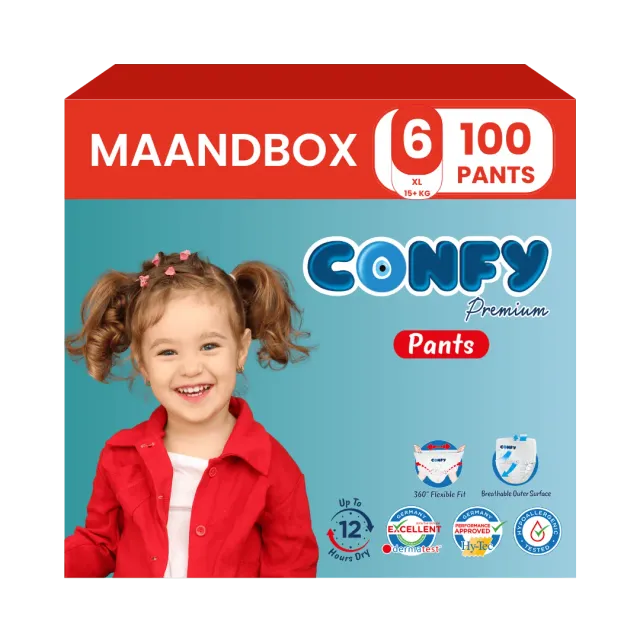 Confy Premium luierbroekjes maat 6 15-25 kg 96 stuks ademend