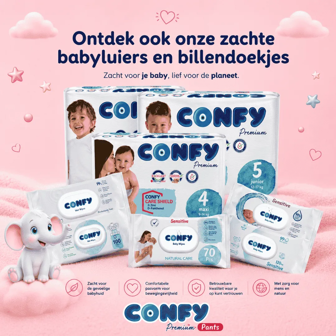 Confy Premium Maat 4 Luierbroekjes 210 Stuks 9-14 kg