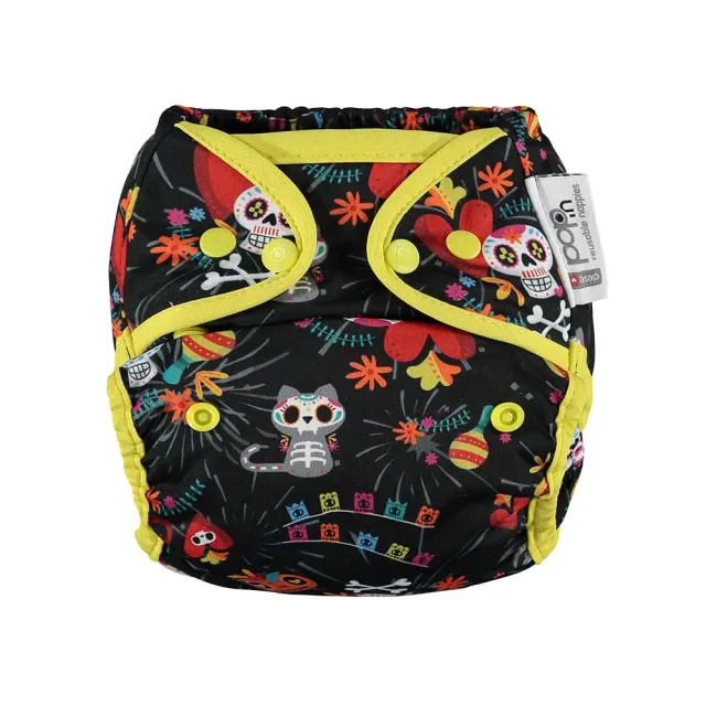 Popin Pop-in All-In-Two bamboe wasbare luier Fiesta bamboe