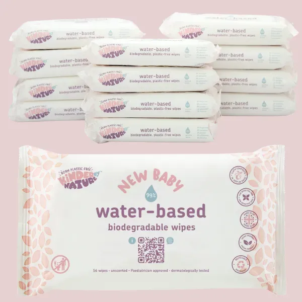 Jackson Reece Water Based Wipes babydoekjes 36 packs ongeparfumeerd