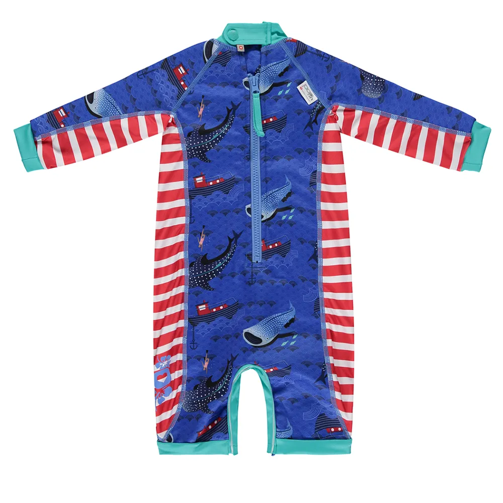 Popin Pop-in Snug Suit zwempak Albatross fleece gevoerd