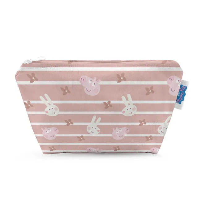 Modern Cloth Nappies Peppa Pig wetbag Blush Stripe lekvrij