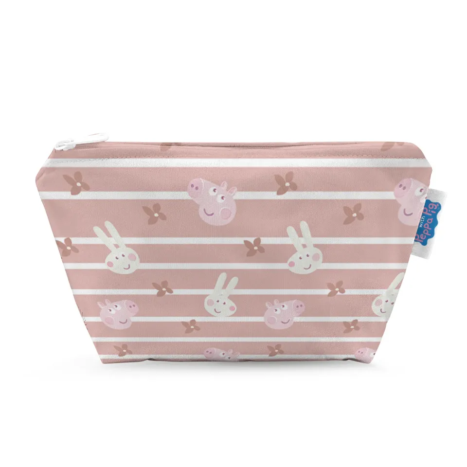 Modern Cloth Nappies Peppa Pig wetbag Blush Stripe lekvrij