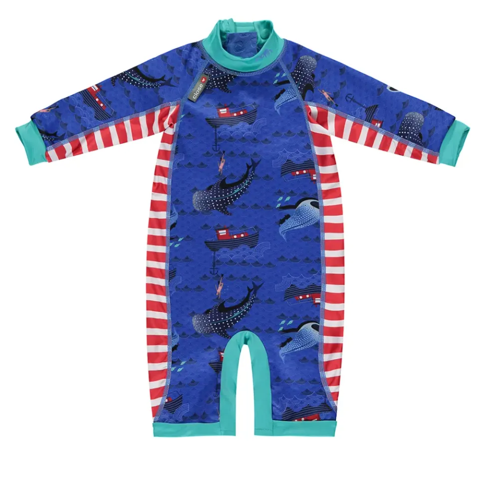 Popin Pop-in Snug Suit zwempak Albatross fleece gevoerd