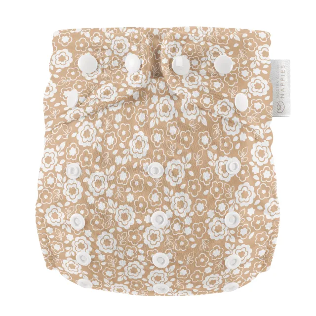 Modern Cloth Nappies Pearl All-In-One wasbare luier Bloom