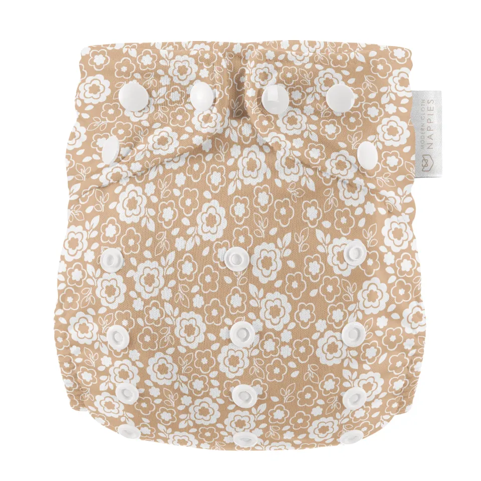 Modern Cloth Nappies Pearl All-In-One wasbare luier Bloom