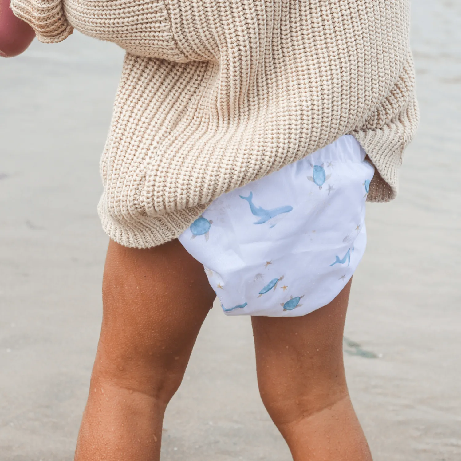 Modern Cloth Nappies Ocean Cuddles zwemluier one size