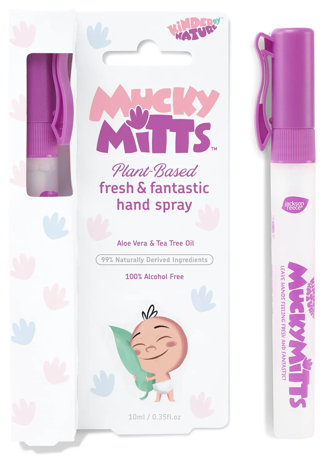 Jackson Reece Mucky Mitts spray handspray alcoholvrij