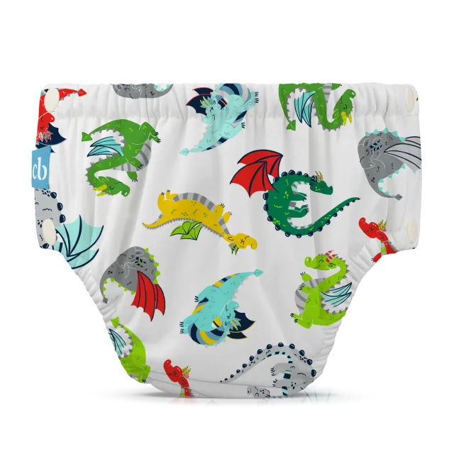 Charlie Banana Swim Snaps zwemluier S Mr Dragon waterdicht