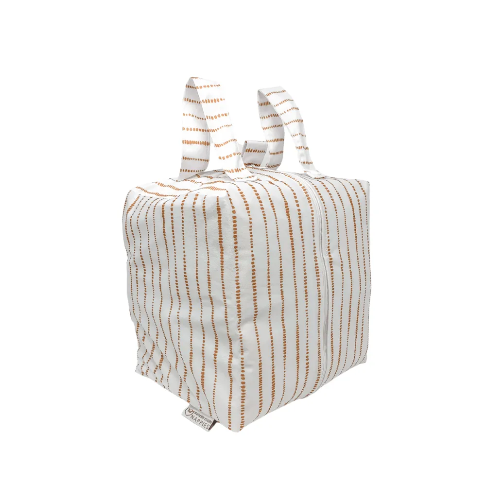 Modern Cloth Nappies Nappy Pod Dune White wetbag lekvrij