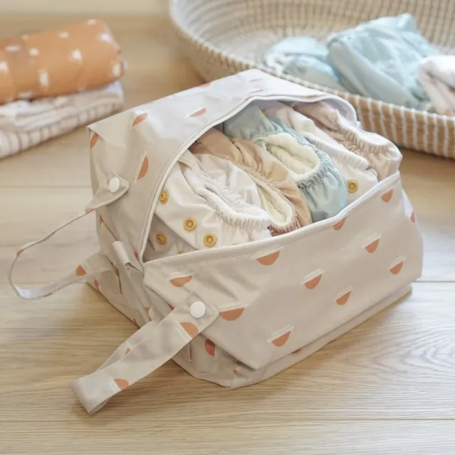 Modern Cloth Nappies Nappy Pod wetbag Golden Hour waterdicht