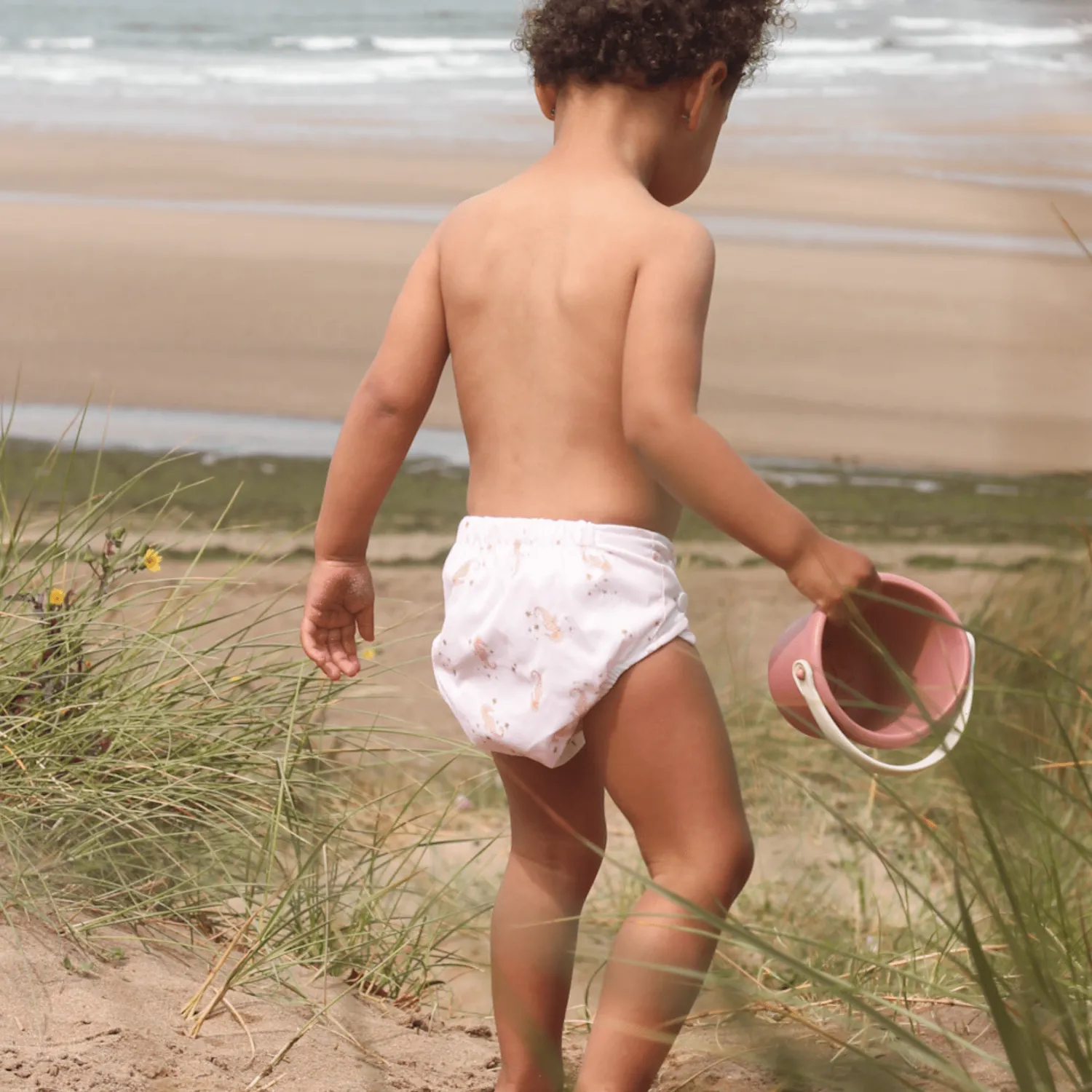 Modern Cloth Nappies Seahorse zwemluier one-size