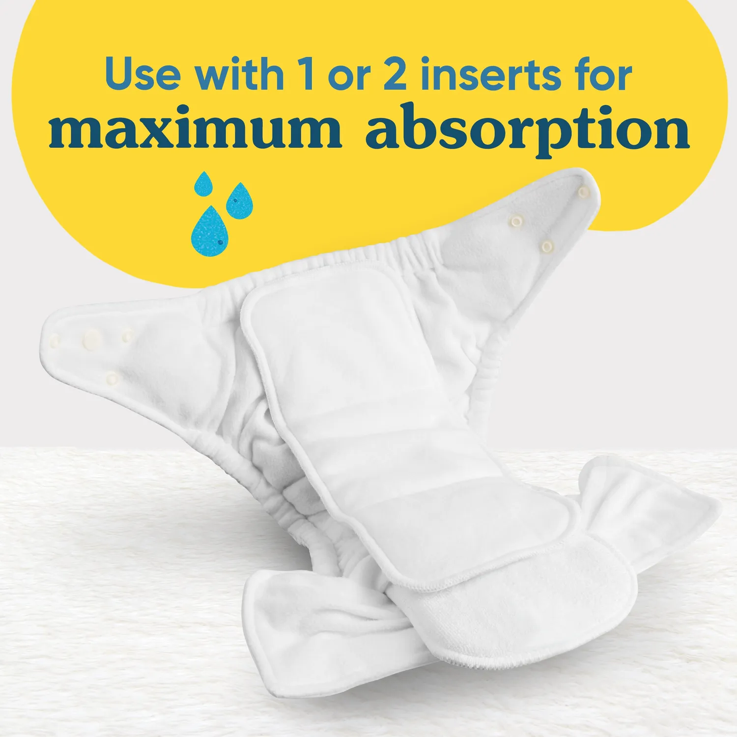 Charlie Banana Hemp Inserts newborn inlegger 3 stuks hennep