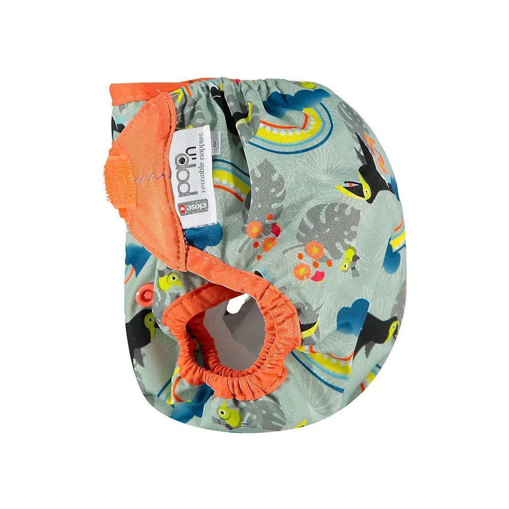 Popin Pop-in luiercover klittenband one size dierenprint