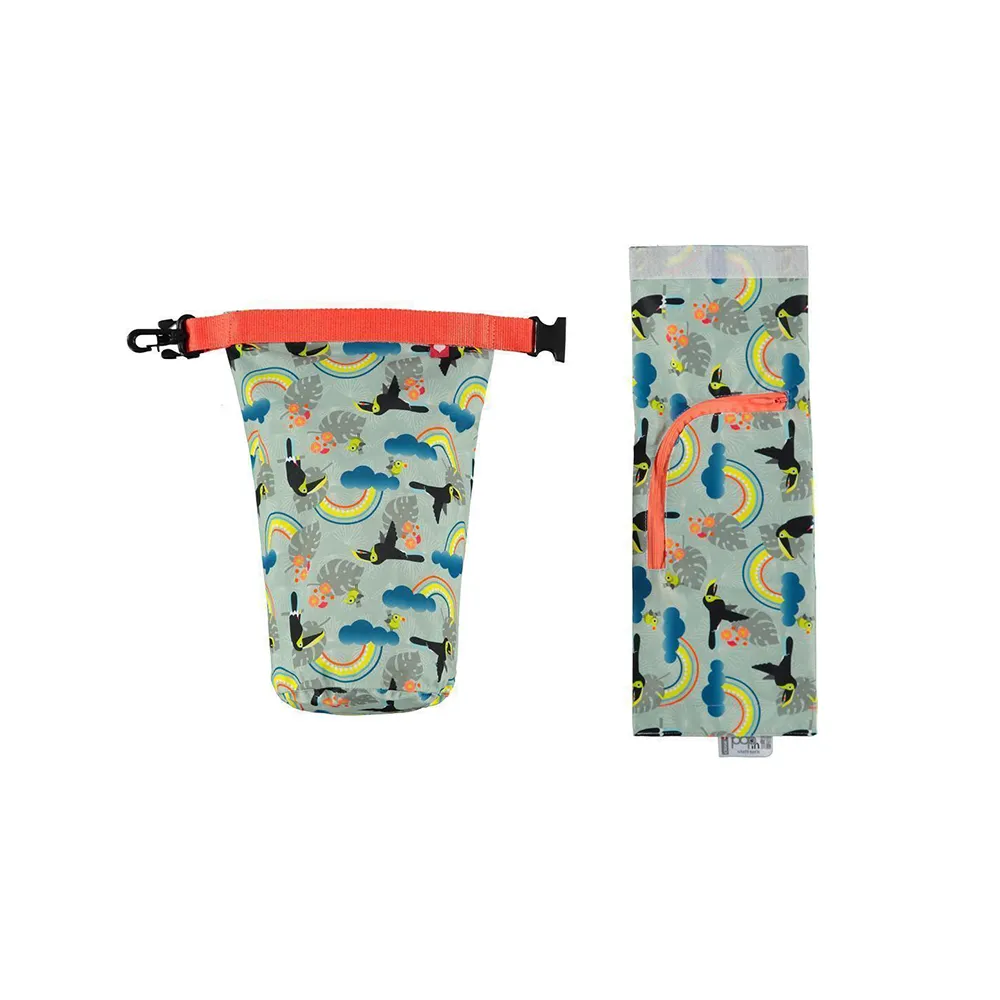 Pop-in Stuff Sack wetbag 37x17cm met wipe pouch