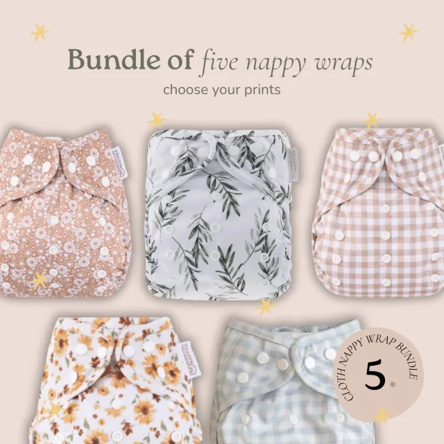 Modern Cloth Nappies One Size overbroekjes 5 stuks