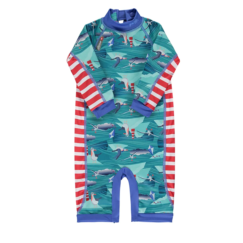 Popin Pop-in Snug Suit zwempak Albatross fleece gevoerd