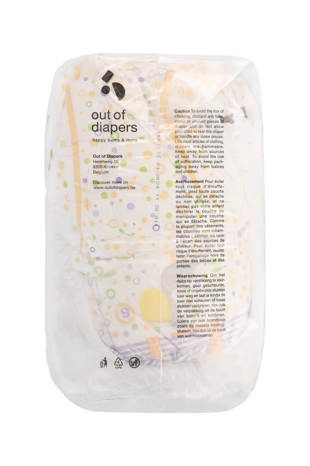Out of Diapers ECO+ Premium luierbroekjes maat 4 hypoallergeen
