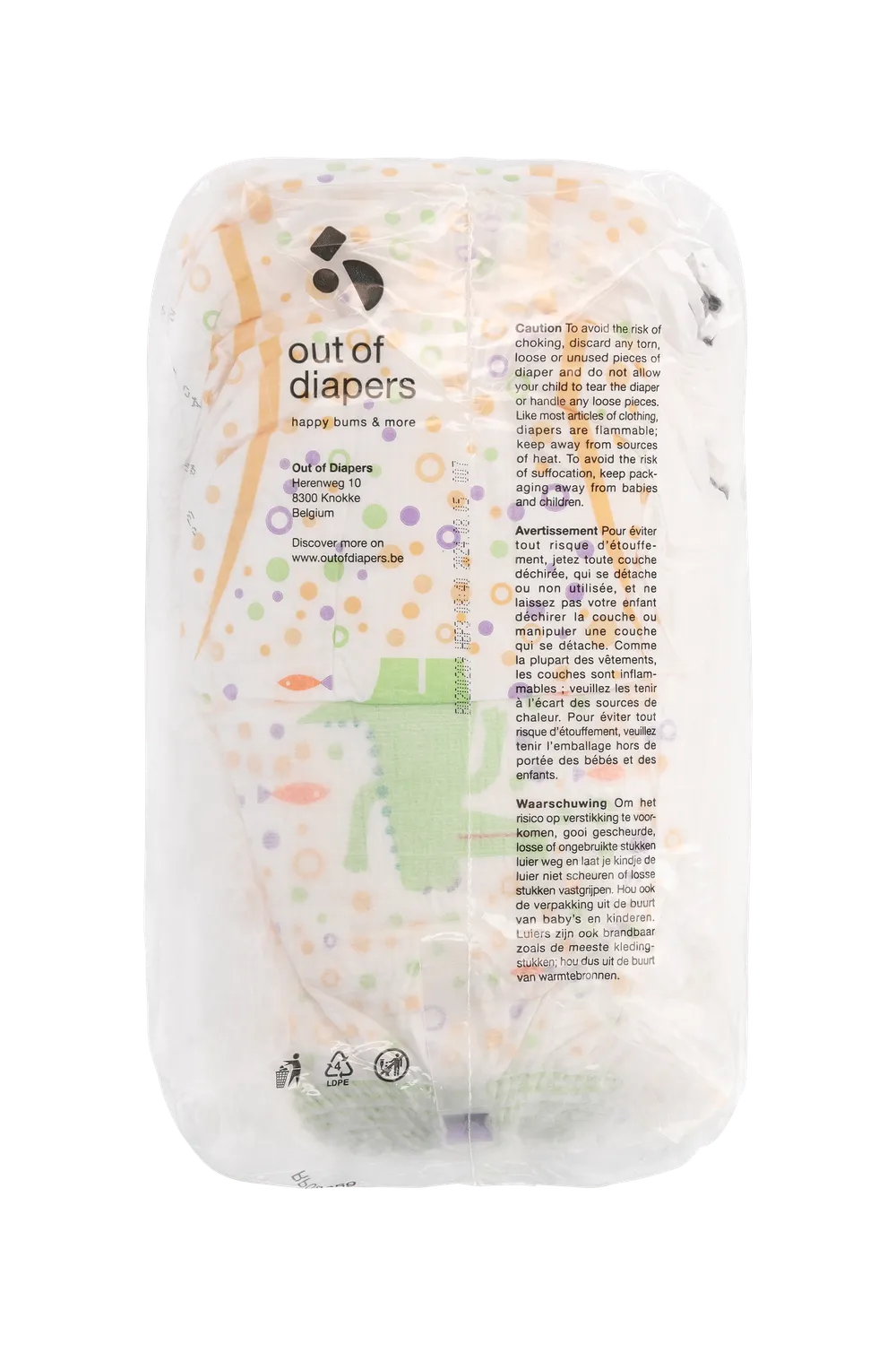 Out of Diapers ECO+ Premium luierbroekjes maat 4 hypoallergeen