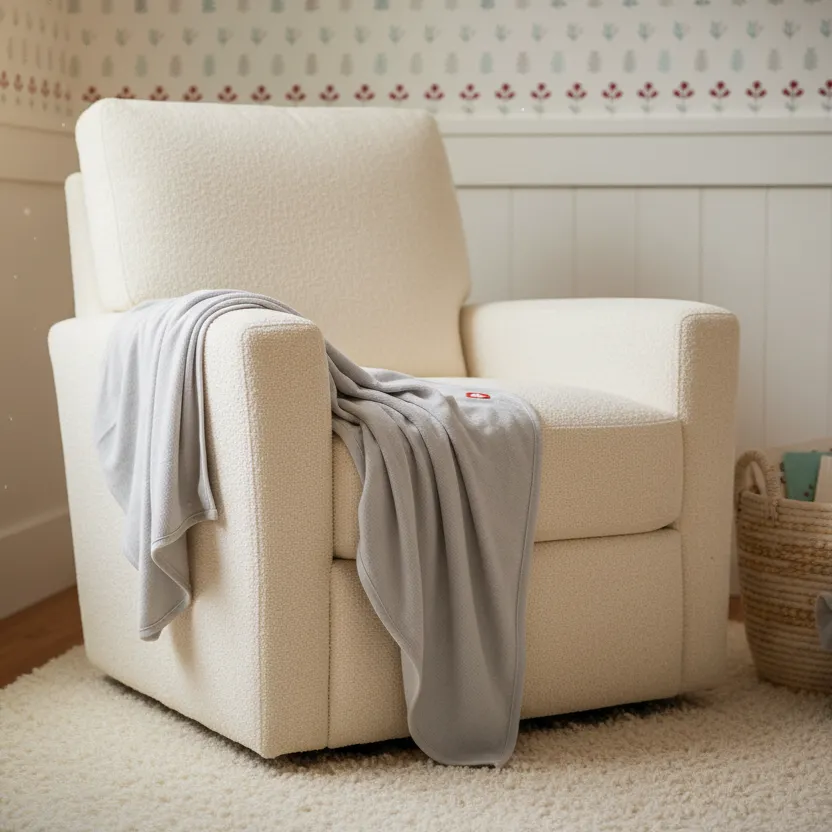 Pop-in Hooded Cuddle Wrap badcape beer biologisch katoen