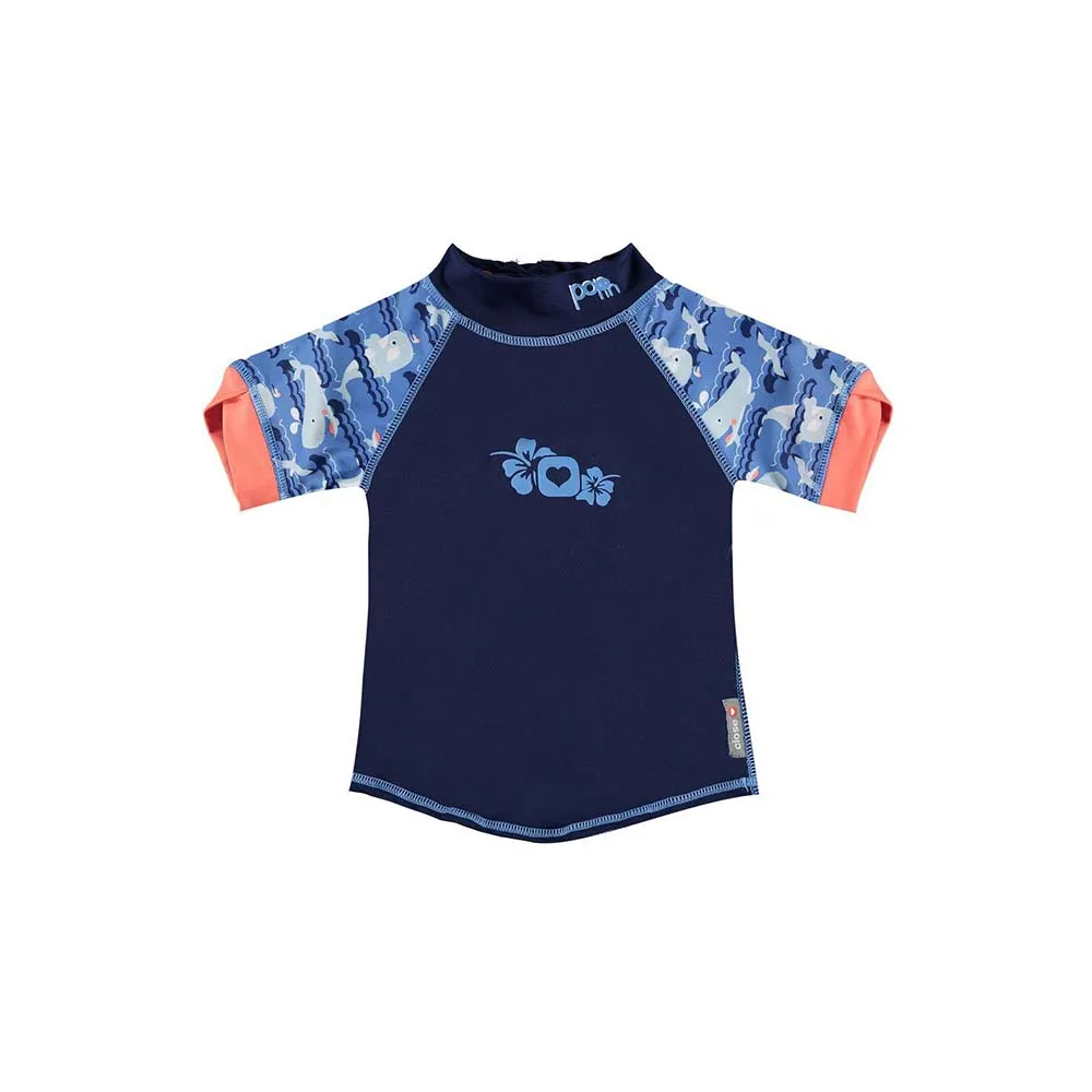 Popin Endangered Ocean Zwemshirt Turtle 6-12 mnd waterafstotend