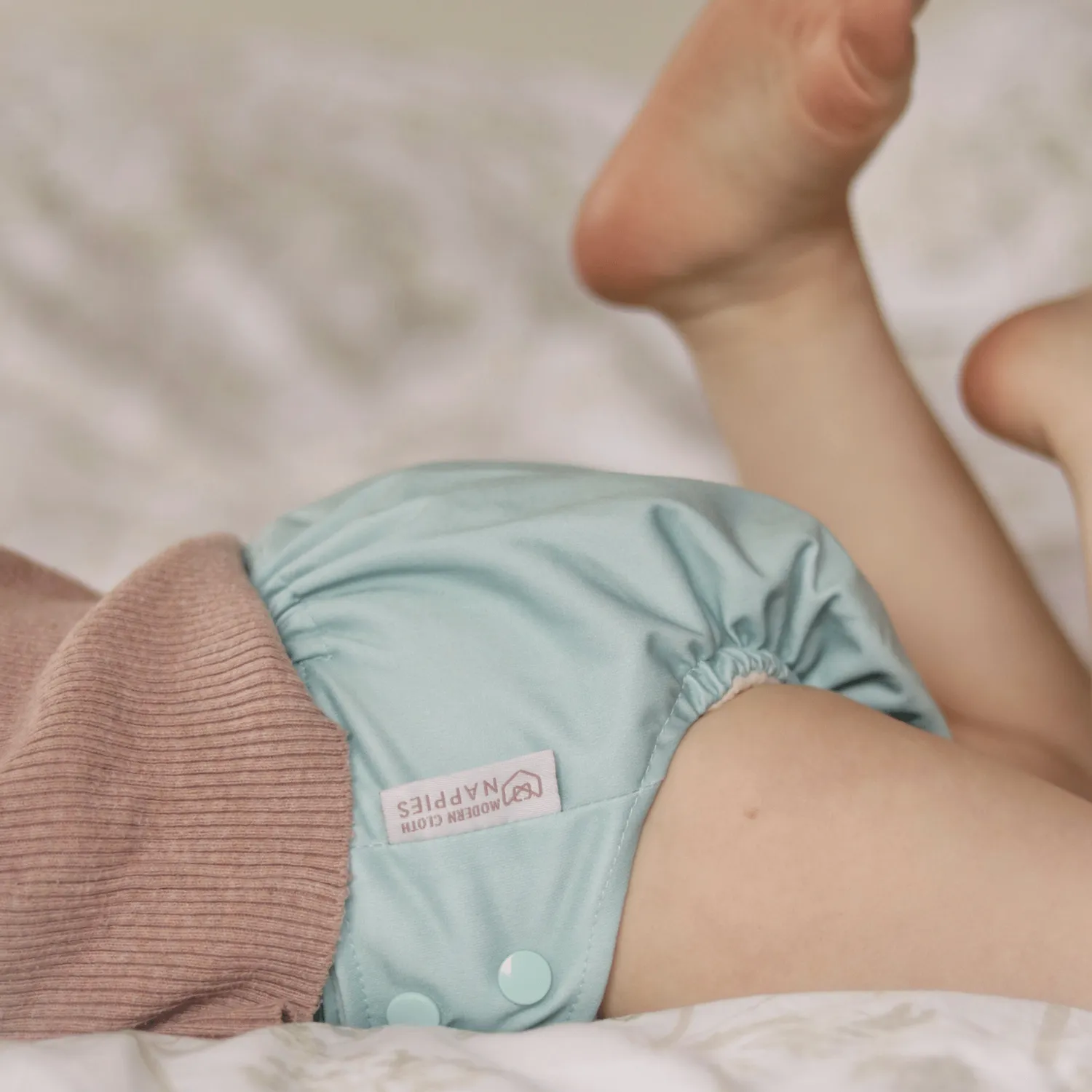 Modern Cloth Nappies Pearl Pocket All-In-One wasbare luier Dewkist lekvrij