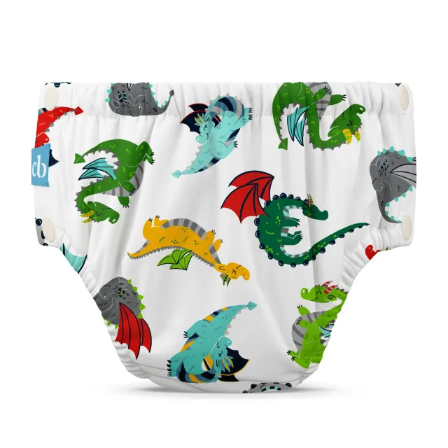 Charlie Banana Training Pants Snaps oefenbroekje M Mr Dragon waterdicht