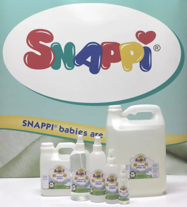 Snappi desinfecterende spray gel handhygiene
