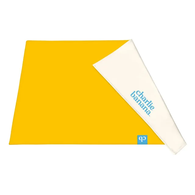 Charlie Banana Verschoonmatje CB Yellow Biokatoen Waterdicht