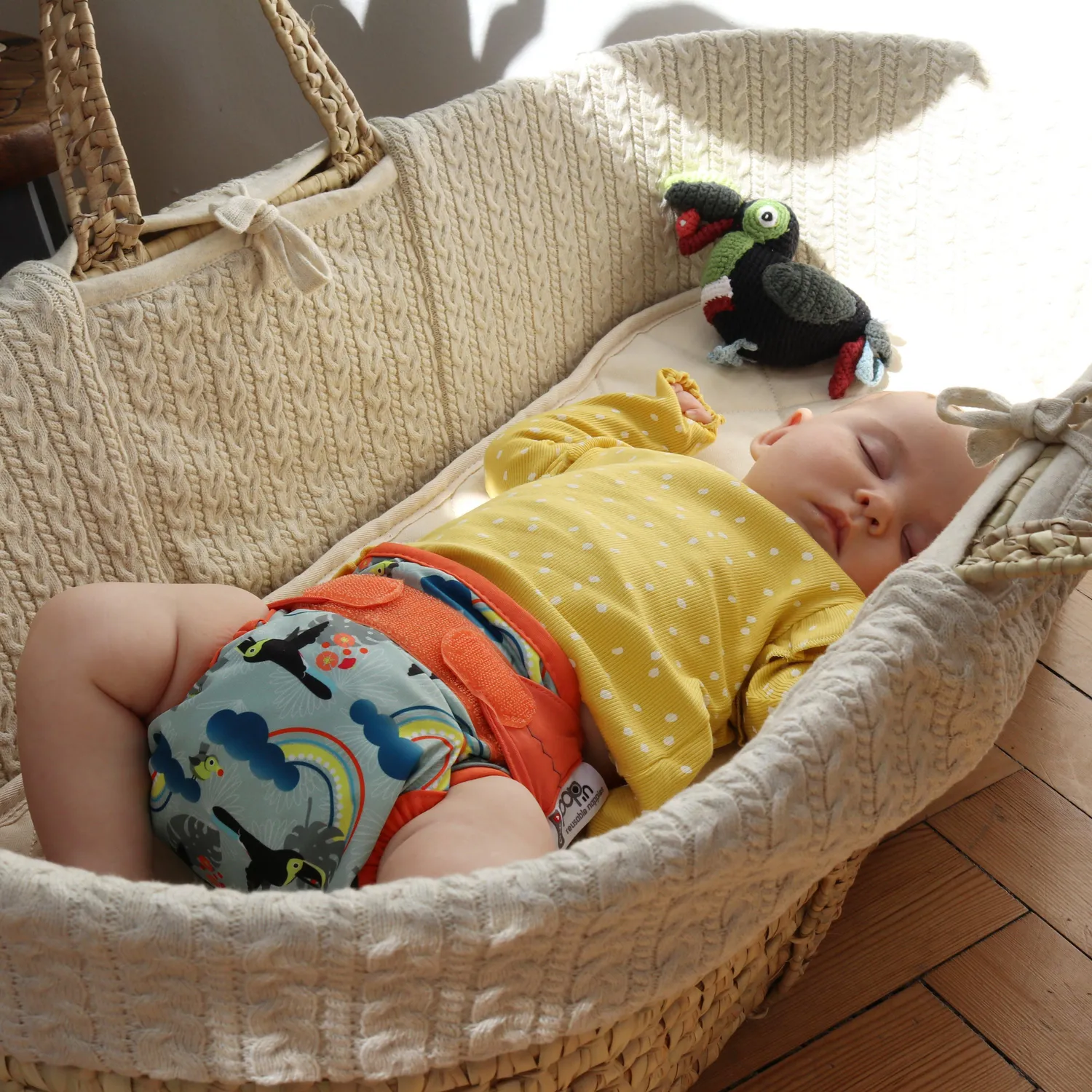 Popin Pop-in luiercover klittenband one size dierenprint