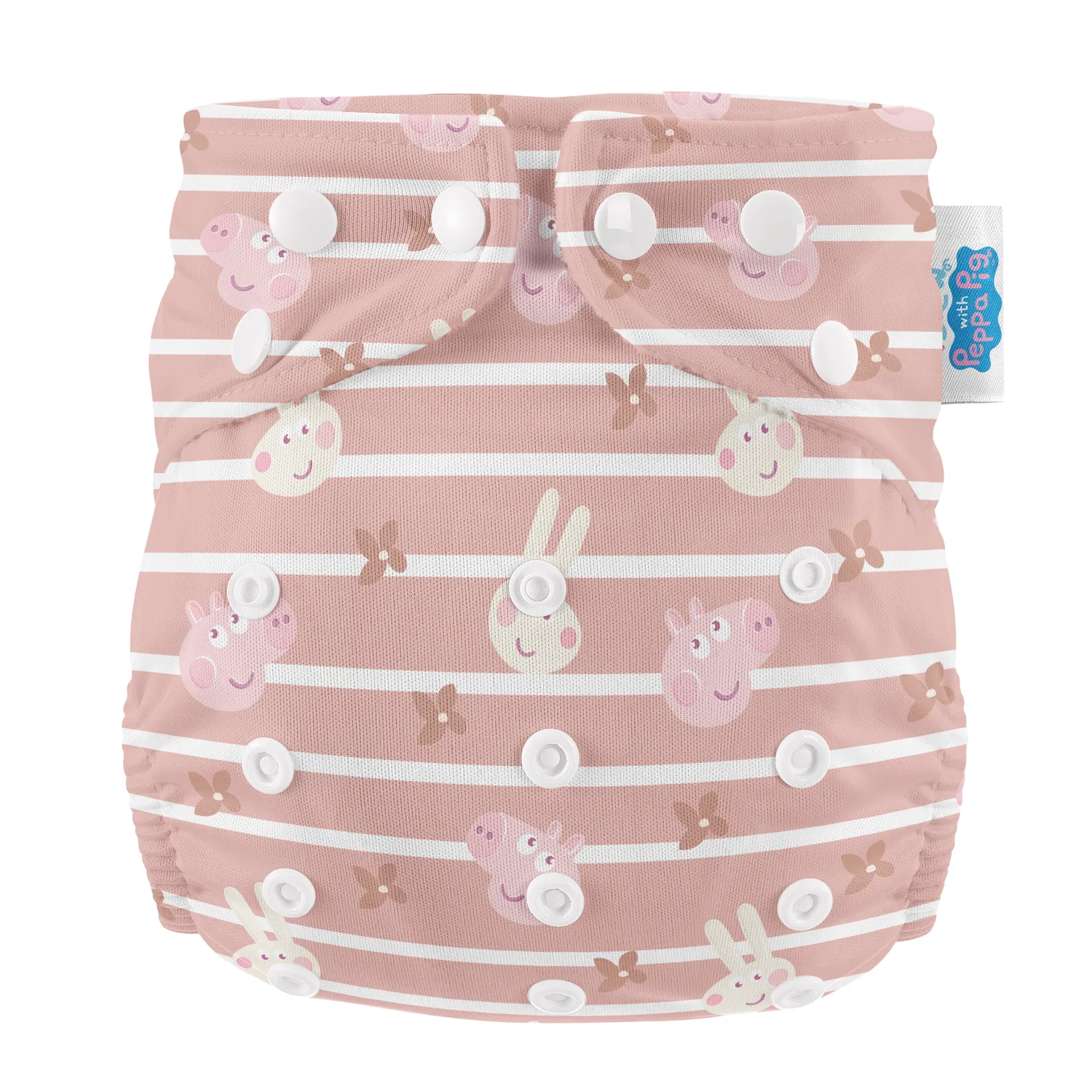 Modern Cloth Nappies Peppa Pig wasbare luiers bundel meisje 3 stuks