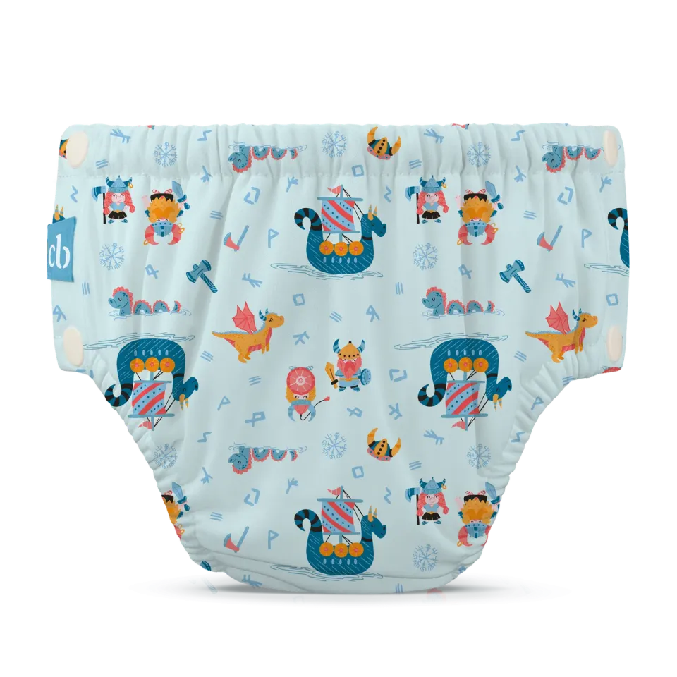 Charlie Banana Swim Snaps zwemluier S The Vikings waterdicht