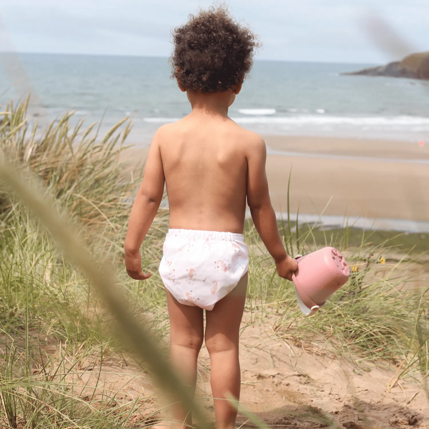 Modern Cloth Nappies Seahorse zwemluier one-size