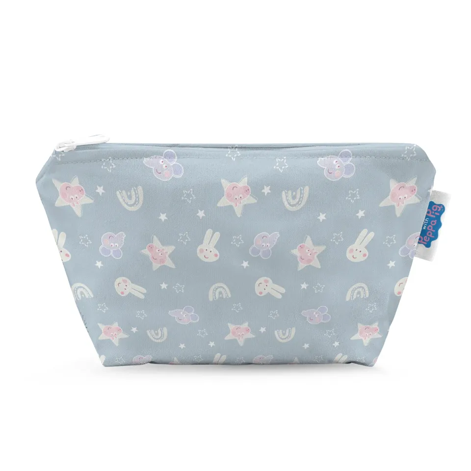 Modern Cloth Nappies Peppa Pig wetbag Blue Mix 22 cm lekvrij