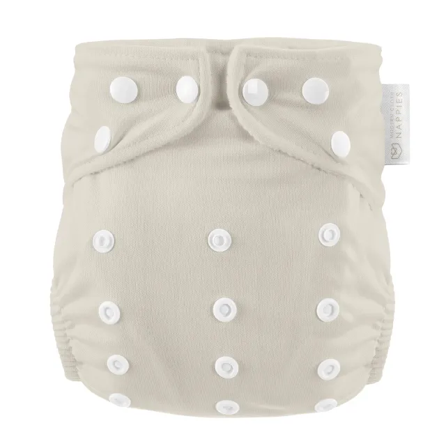 Modern Cloth Nappies Pearl All-In-One luier Grey Mist