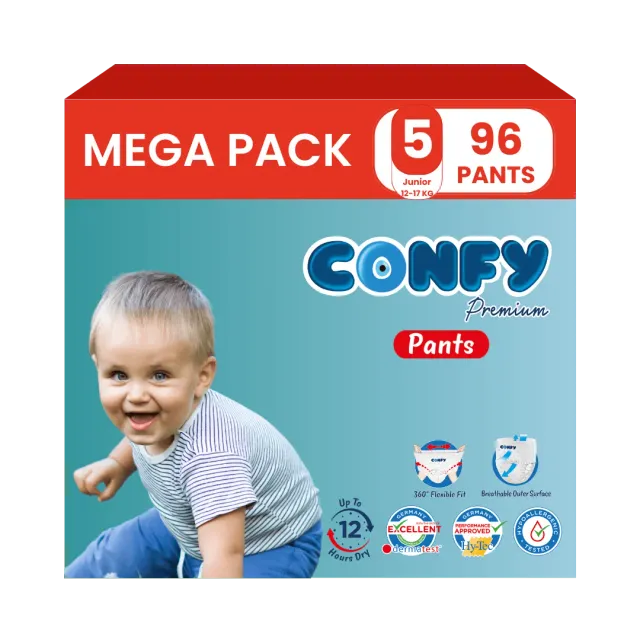 Confy Premium Maat 5 luierbroekjes 96 stuks ademend