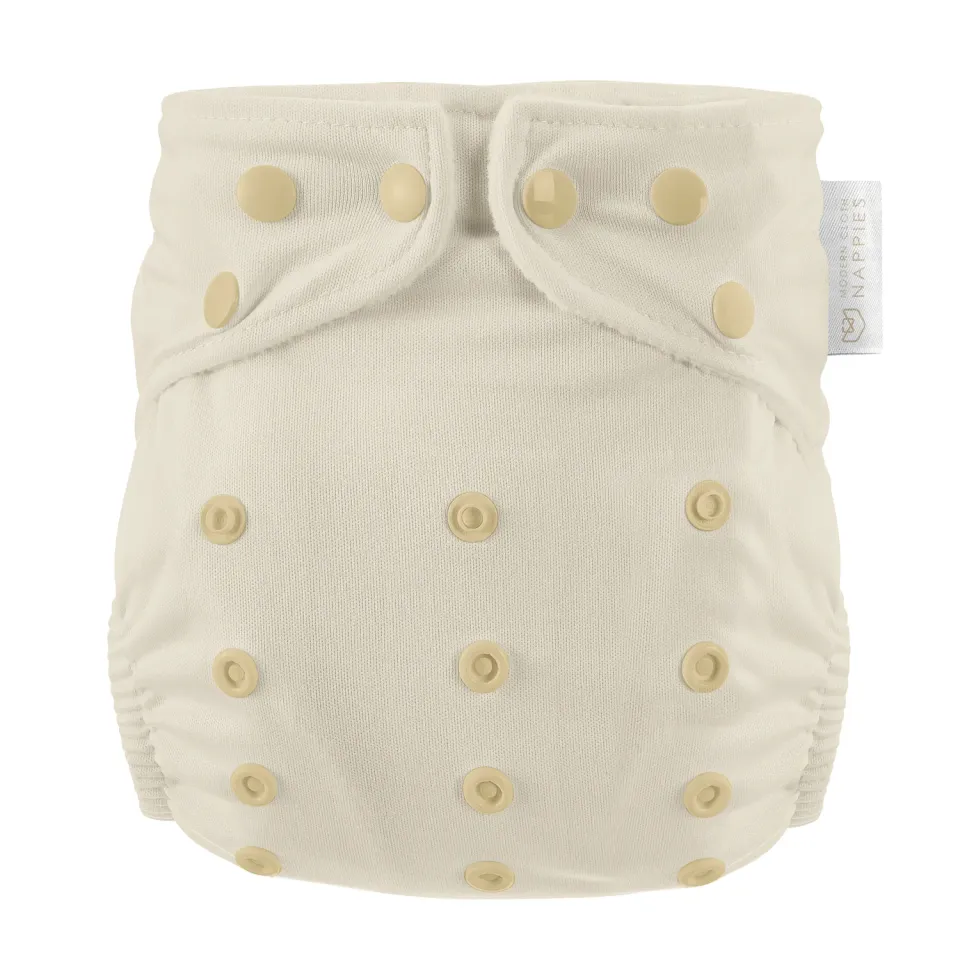 Modern Cloth Nappies Pearl Pocket All-In-One wasbare luier Soft Sand lekvrij