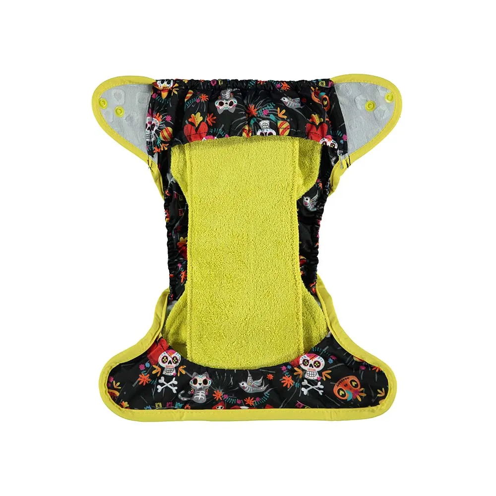 Popin Pop-in All-In-Two bamboe wasbare luier Fiesta bamboe