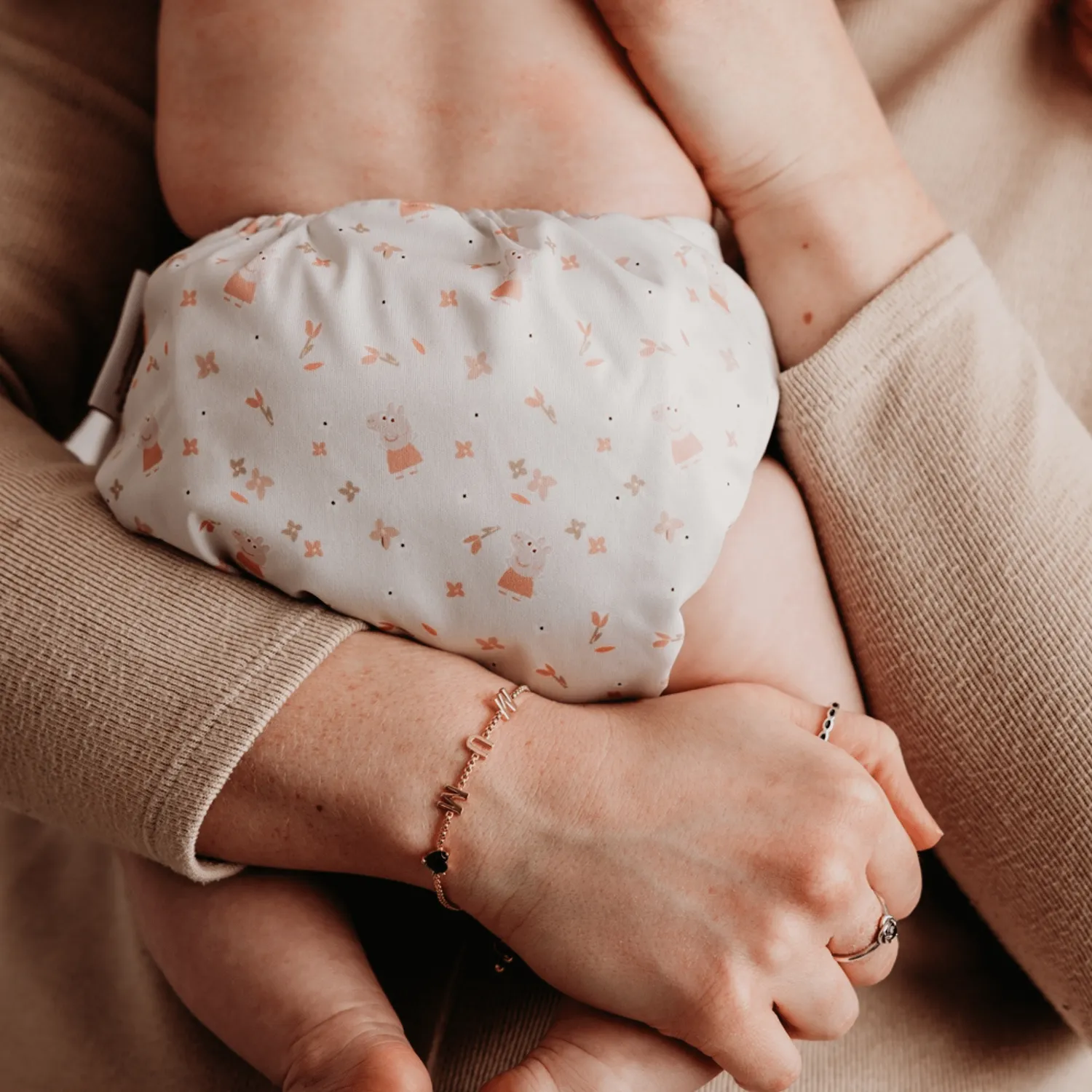Modern Cloth Nappies Pearl All-In-One luier Peppa Floral