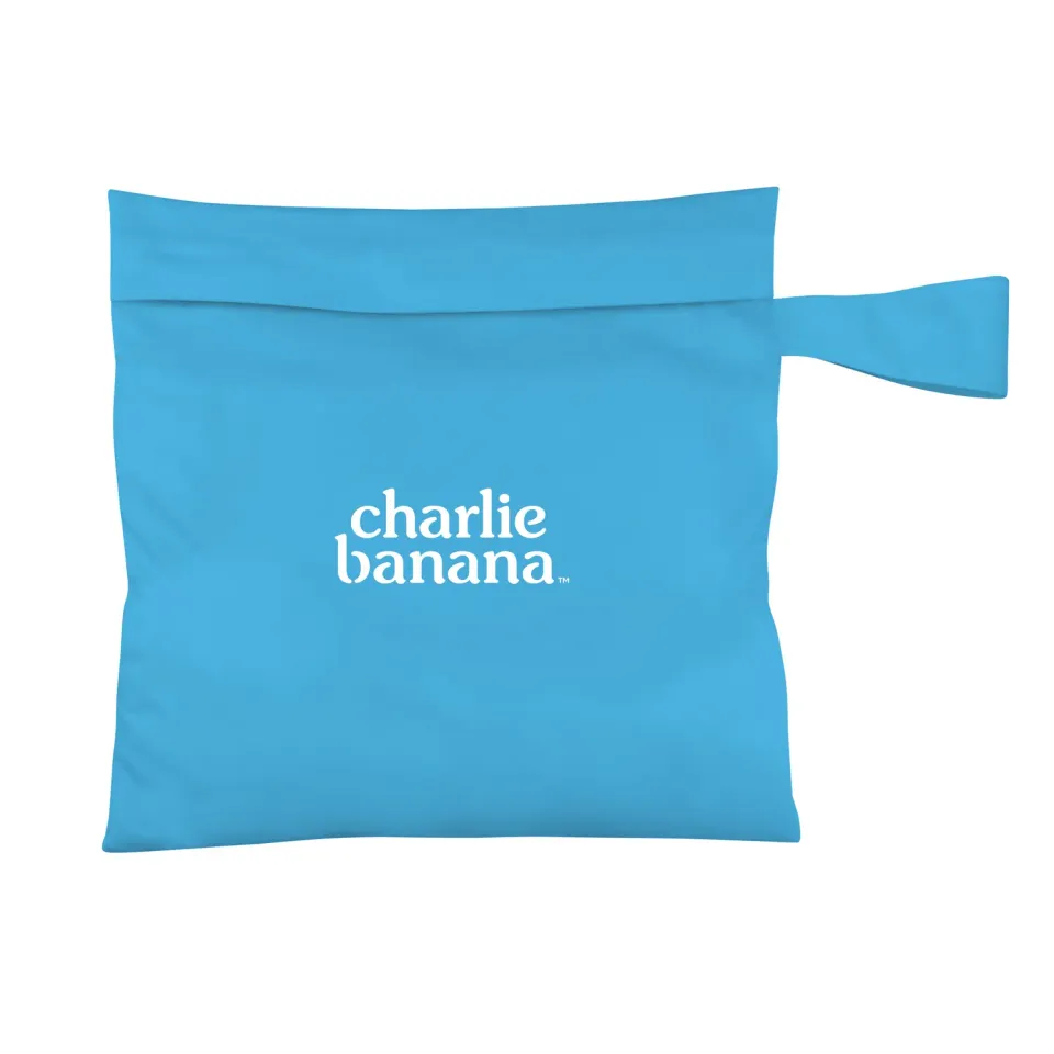 Charlie Banana herbruikbare wetbag turquoise 32x32