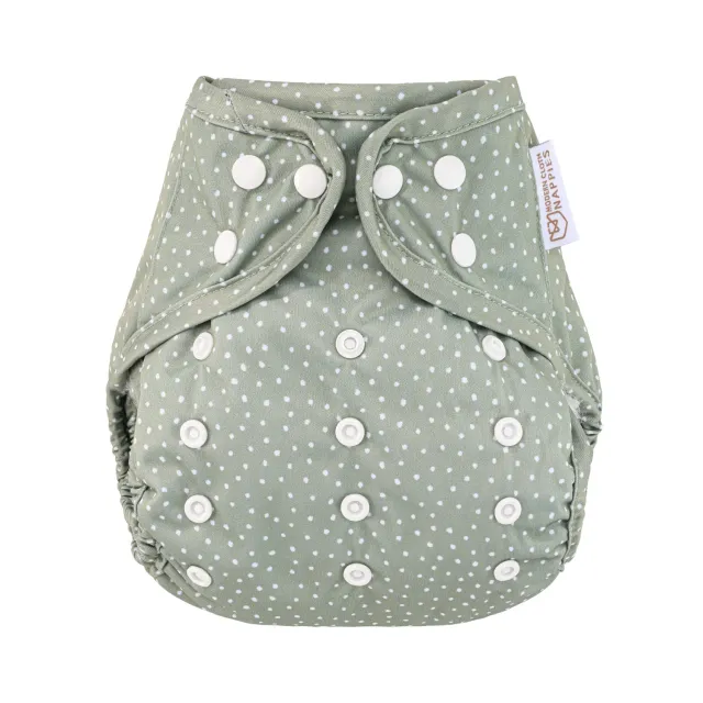 Modern Cloth Nappies One Size overbroekje Dottie Sage lekvrij