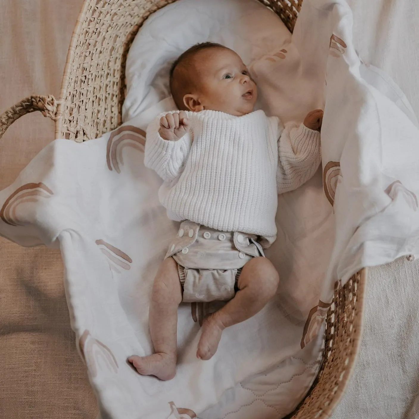 Modern Cloth Nappies Newborn Eden wasbare luier newborn zacht